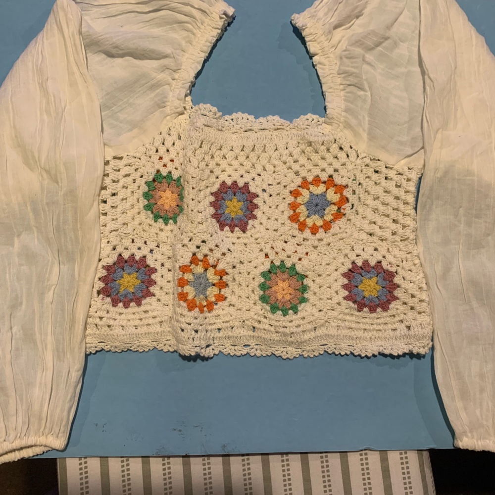Aerie Crochet Top